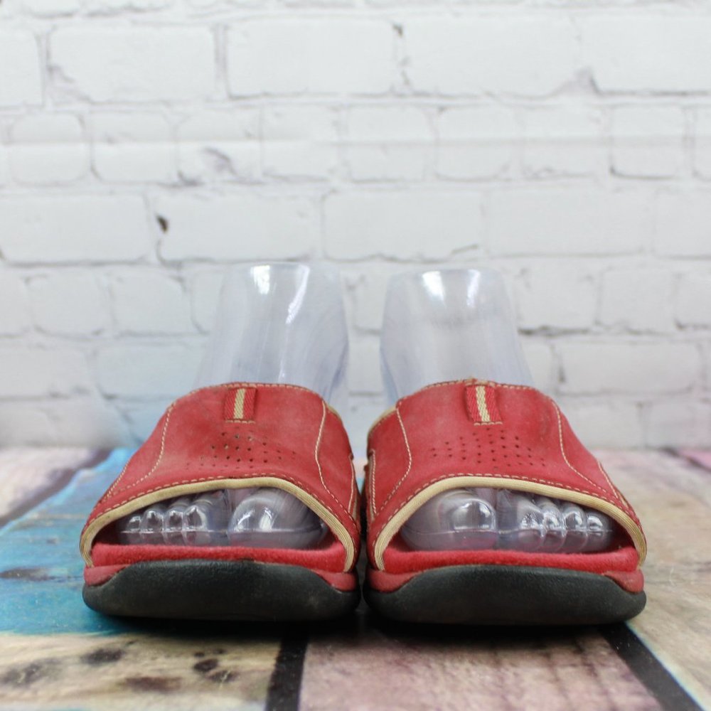 CLARKS Springers Open Toe Slide Sandals Size 6.5 - Picture 4 of 9